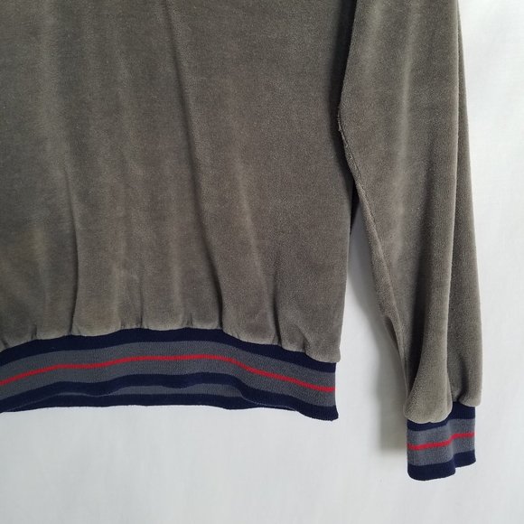 Vintage | Campus Velour V Neck Pullover - Picture 9 of 14